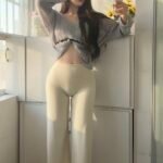 Women's White Wide-Leg Pants – Casual Loose Fit High-Waist Comfortable Trousers - 图片 2