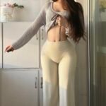 Women's White Wide-Leg Pants – Casual Loose Fit High-Waist Comfortable Trousers - 图片 3