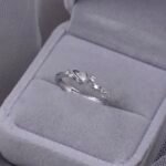 Elegant Silver Diamond Ring for Women – Sparkling Luxury Statement Jewelry - 图片 2