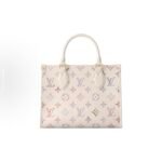 Louis Vuitton OnTheGo PM Dreamy Purple Tote Bag – Embossed Leather Monogram Shoulder & Crossbody Bag