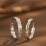 "Wood & Branch" Sterling Silver Couple Rings